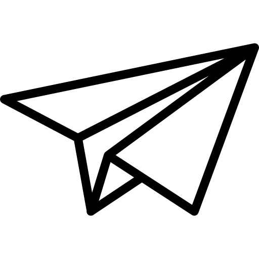 高清纸飞机图标PNG素材，透明免扣元素下载