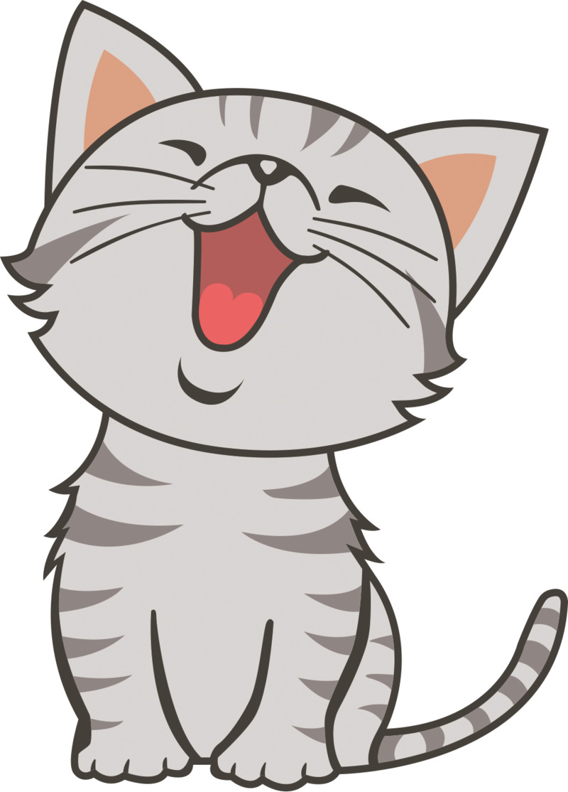 高清PNG透明卡通小猫萌宠Logo及元素设计素材下载