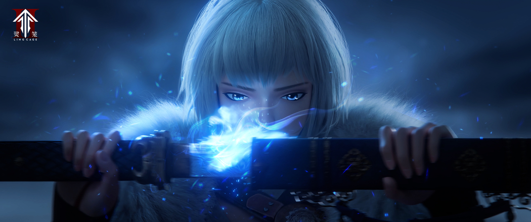 《灵笼第二季》白月魁拔刀4K壁纸，带鱼屏3440x1440高清下载