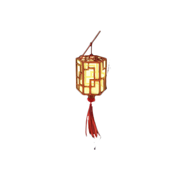 古风灯笼PNG透明图，元旦春节元宵节日素材下载