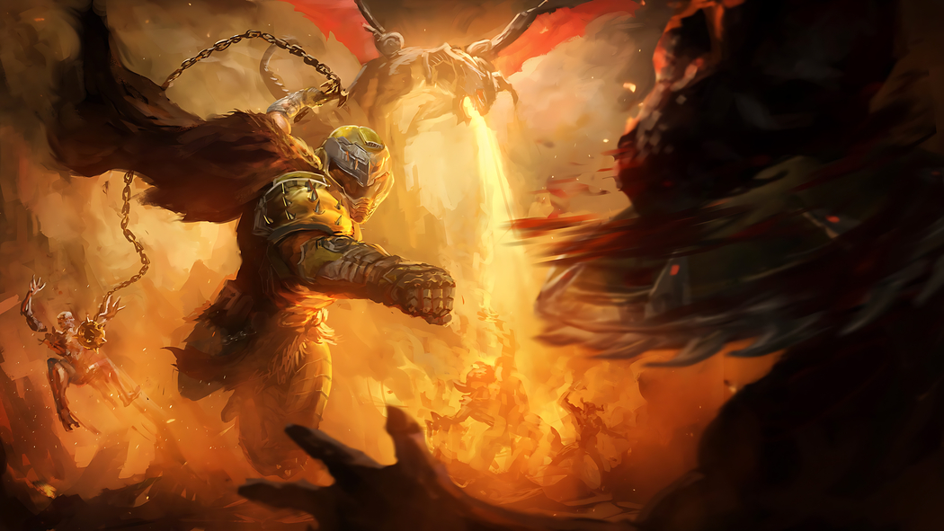 《毁灭战士，黑暗时代》4K超高清游戏绘画与壁纸下载（4096x2304）