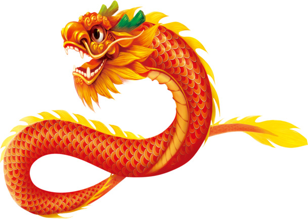 端午节中国龙创意合成高清PNG图片素材下载