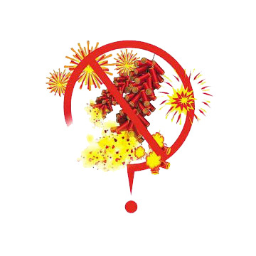 红色禁止标识PNG透明图，元旦春节元宵节日元素设计素材下载