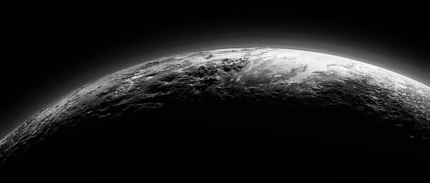 宇宙黑星球高清PNG透明背景海报元素，抽象梦幻设计素材下载
