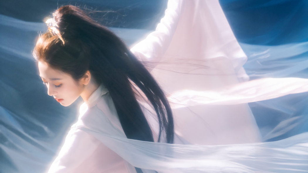 唯美古风美女何瑞贤 4K超清壁纸 3840x2160 高清下载