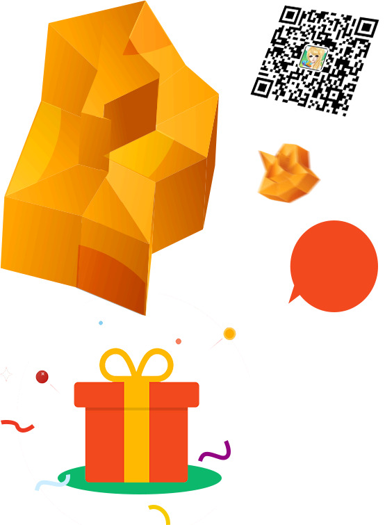 二维码创意几何图形PNG透明漂浮元素高清图片设计素材下载