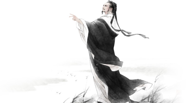 中国风墨笔画PNG透明图片素材下载