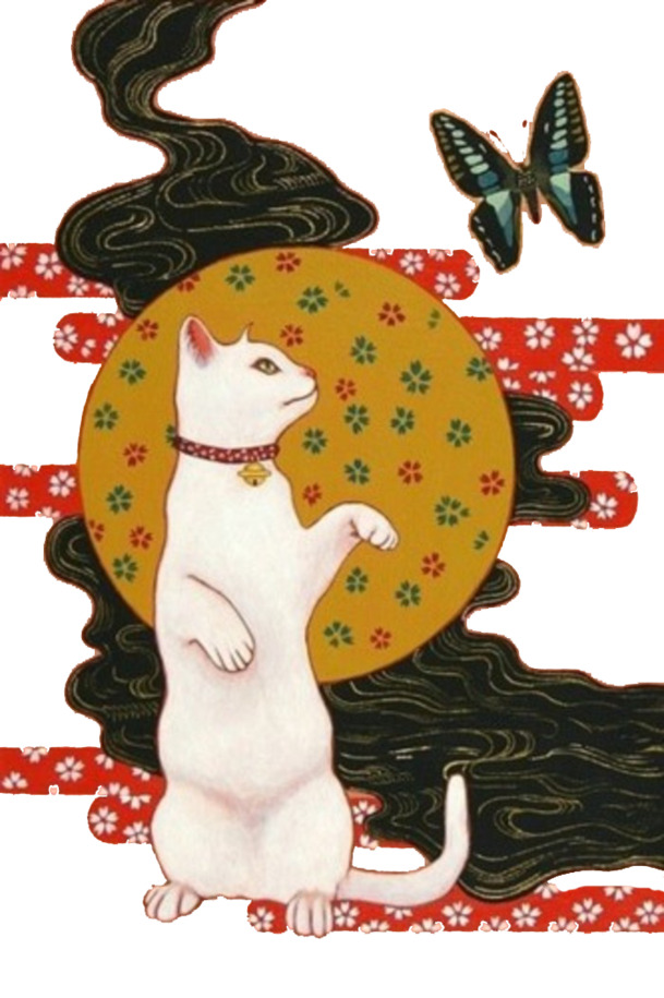 日式风情插画高清PNG透明动物装饰元素设计素材下载