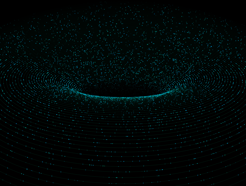 巨型宇宙神秘虫洞动态图实景
