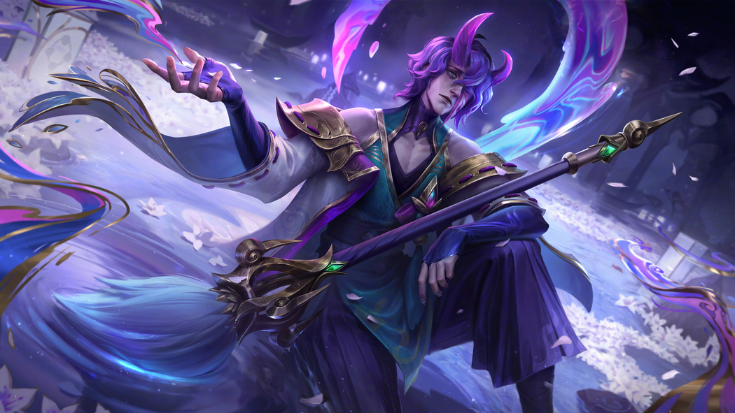 灵魂莲华·慧 LOL英雄联盟 8K超高清壁纸 7680x4320 下载