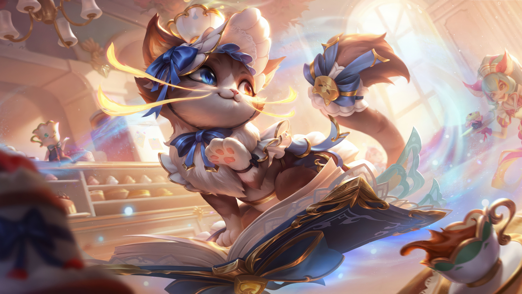 LOL英雄联盟，咖啡甜心悠米 8K超高清壁纸 7680x4320 下载
