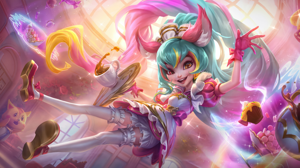 LOL英雄联盟 咖啡甜心佐伊 8K超高清壁纸 7680x4320 下载