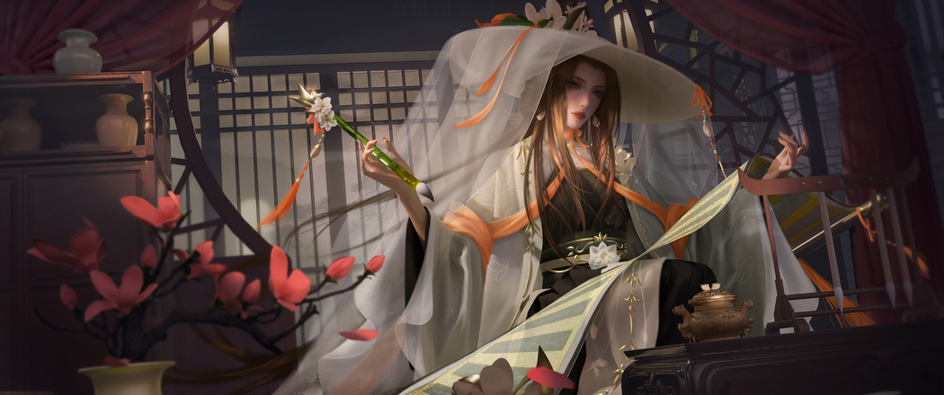 代号鸢4K高清美女壁纸下载，3440x1440带鱼屏游戏图片