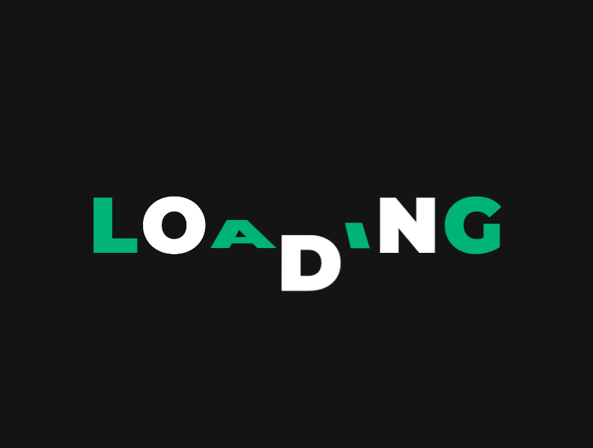 loading文字翻转效果加载动画设计下载