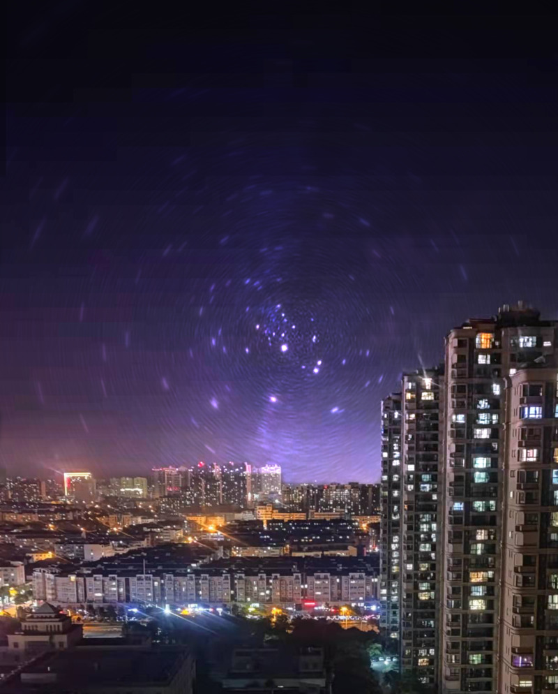 城市夜景手机高清PNG透明背景图片素材下载