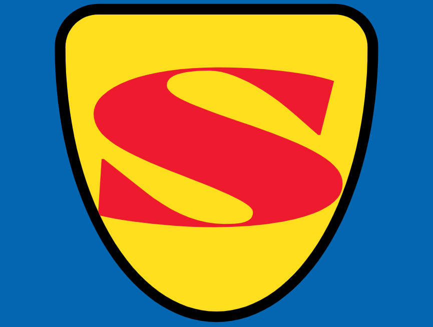 超人标志logo插画海报下载