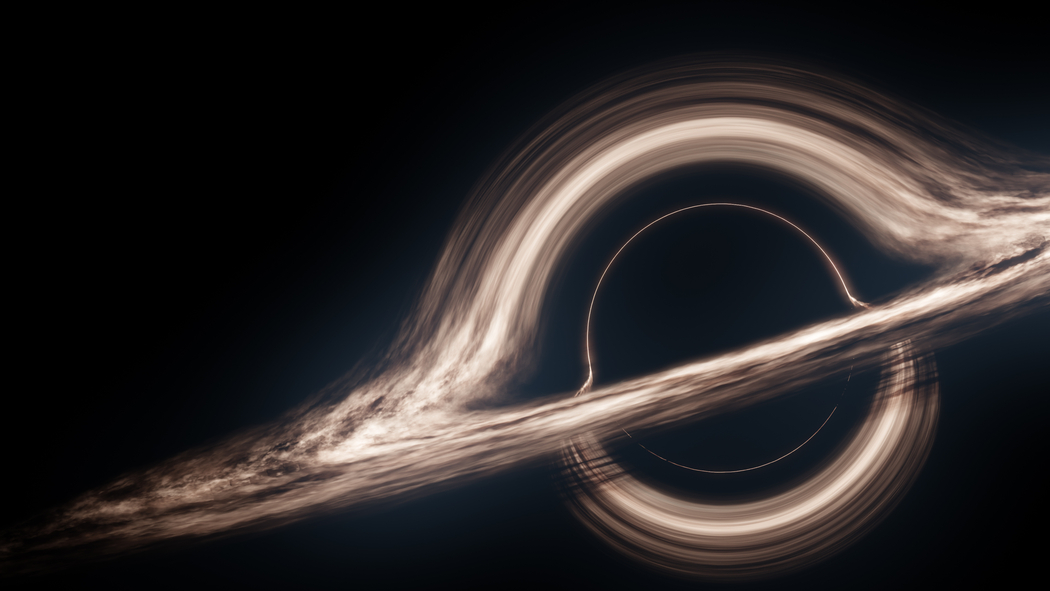 黑洞宇宙4K简约暗色壁纸 3840x2160高清下载