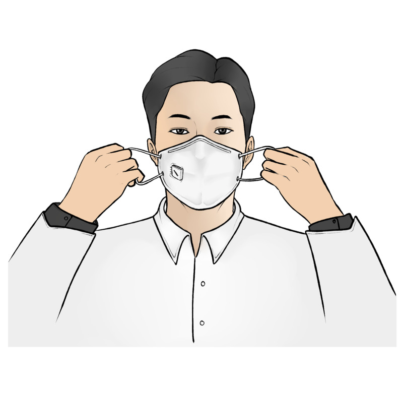 高清防病毒口罩PNG透明免扣素材下载