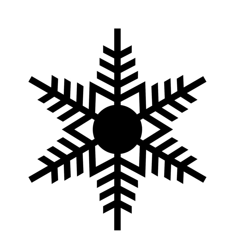 手绘卡通雪花PNG透明漂浮元素，高清设计素材下载