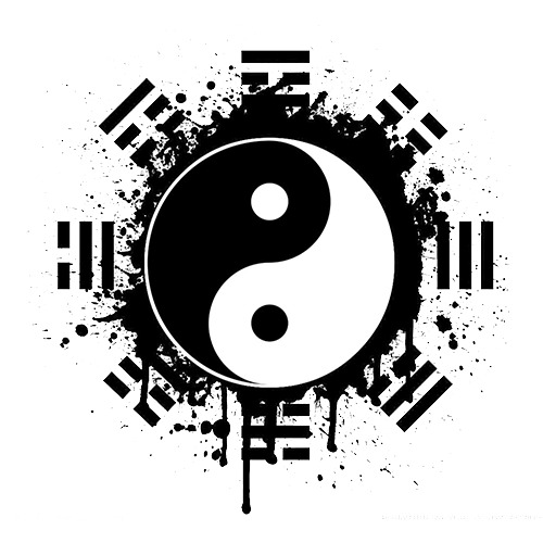 高清太极八卦图PNG透明装饰元素及图案设计素材下载