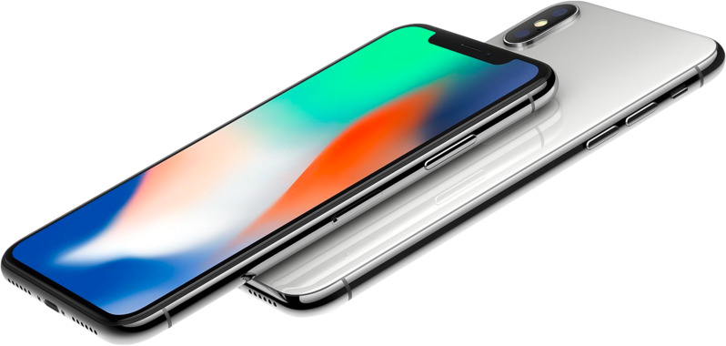 iPhone X高清PNG透明图片素材，装饰生活用品设计元素下载