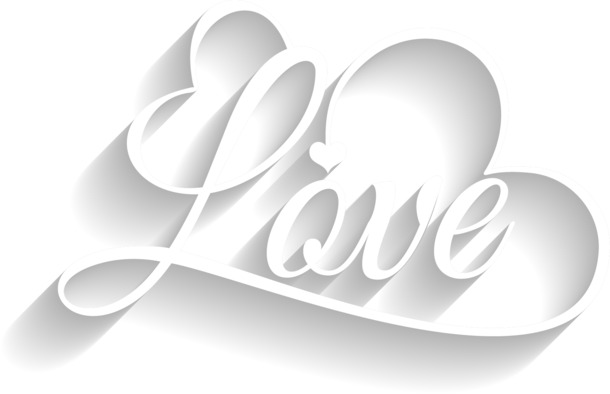矢量love艺术字