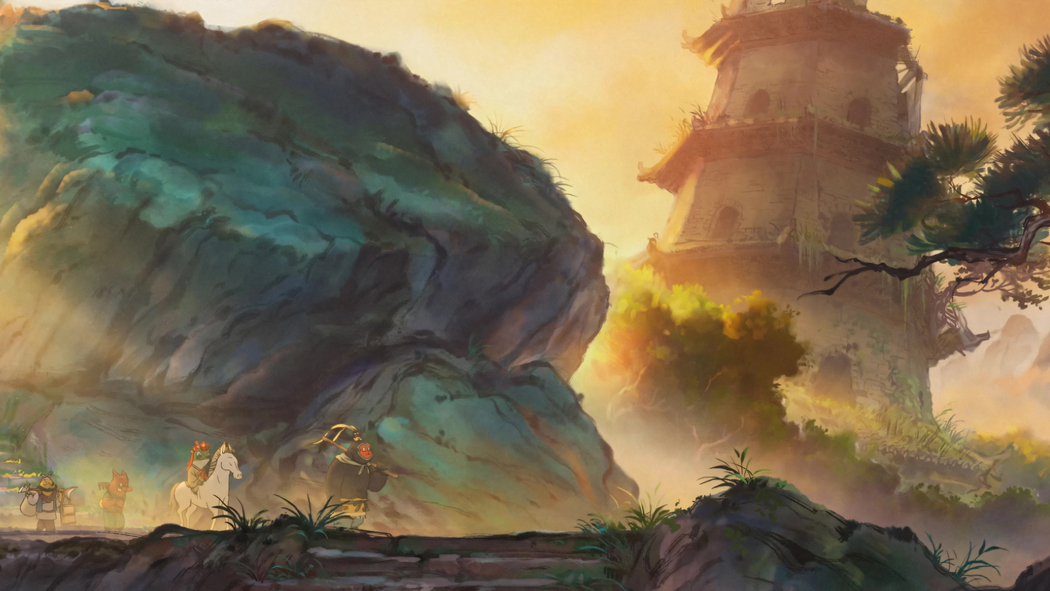 浪浪山小妖怪塔景原画，4K超清壁纸与影视图片下载（3840x2160）