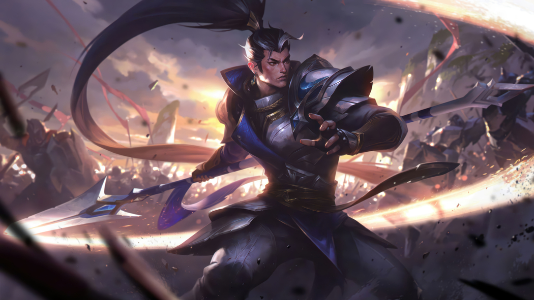 德邦总管赵信LOL英雄联盟8K高清原画壁纸，7680x4320分辨率下载