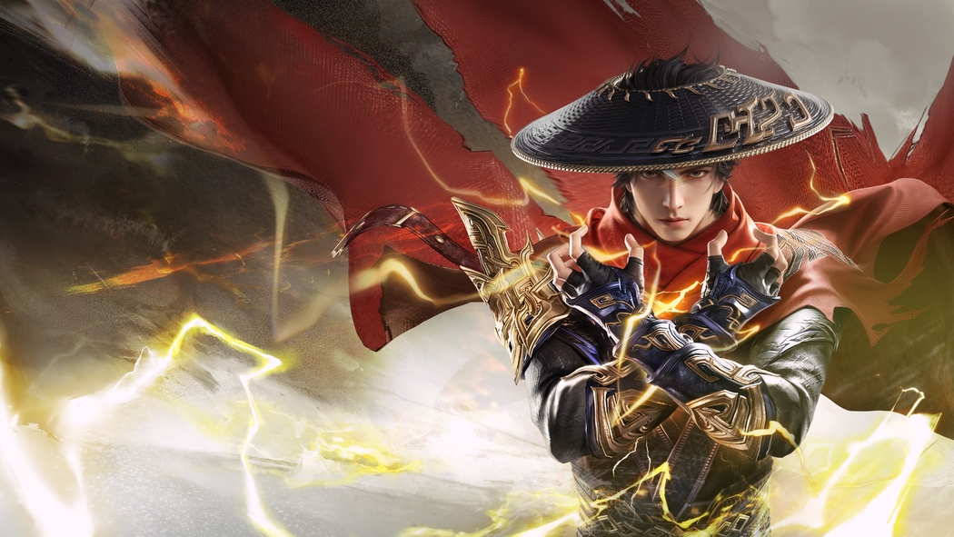 《永劫无间》帅哥斗笠4K高清游戏壁纸下载（3840x2160）