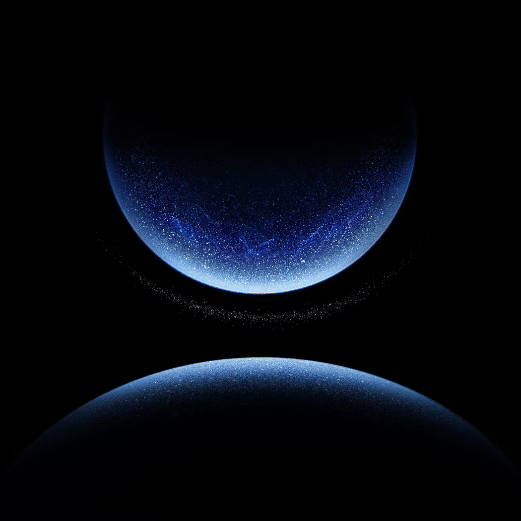 华为MateBook Fold蓝星4K壁纸，4120x4120高清下载，适用于平板/笔记本