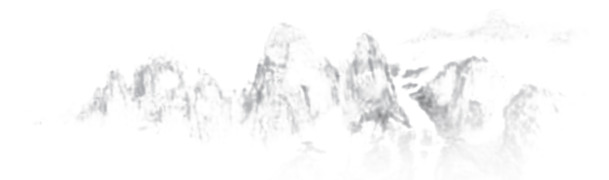 古风水墨素材，高清PNG山景装饰元素，中国风设计图片下载