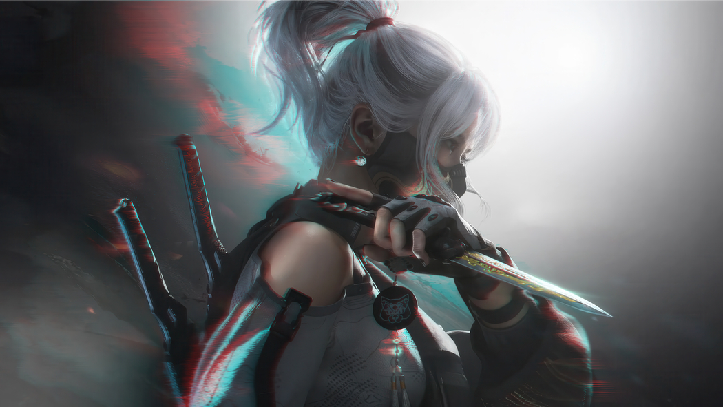 《三角洲行动》骇爪麦晓雯水墨云图主题 4K高清游戏壁纸（3840x2160）免费下载