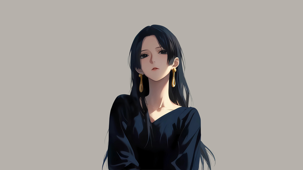海贼王女帝简约风，4K高清（3840x2160）动漫壁纸免费下载