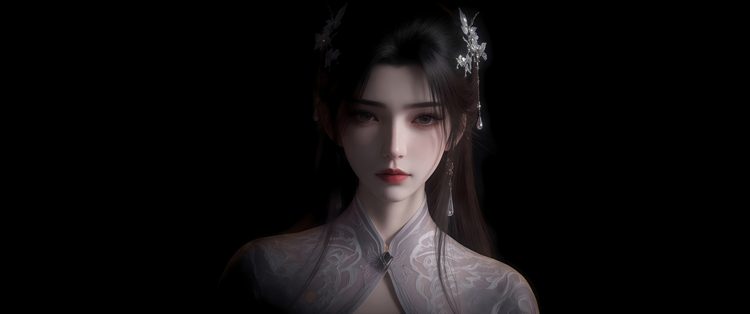 李慕婉4K高清暗黑系3440x1440带鱼屏动漫壁纸下载