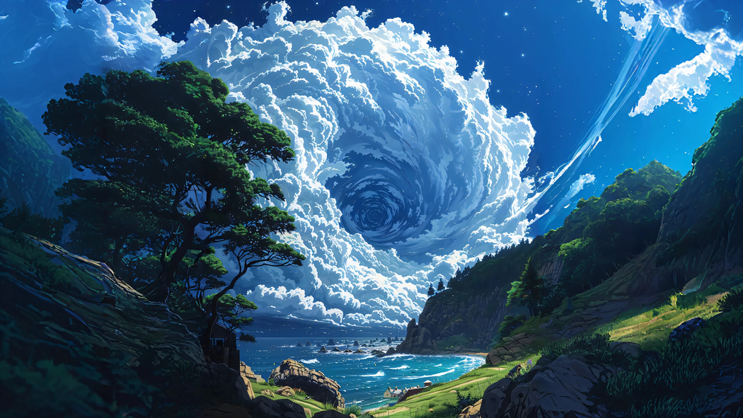 风暴之眼，3840x2160超高清4K风景壁纸免费下载