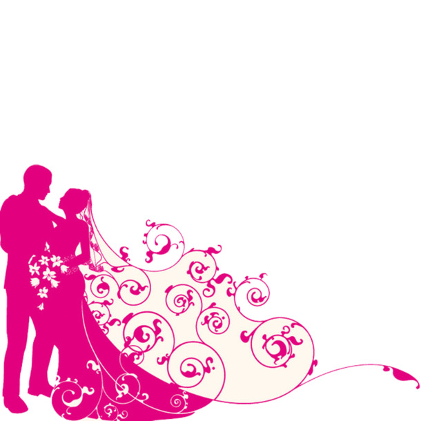 情人节结婚主题高清透明PNG图片设计素材下载