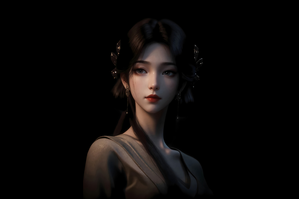 《凡人修仙传》梅凝角色4K暗黑风高清壁纸 3840x2560超清下载