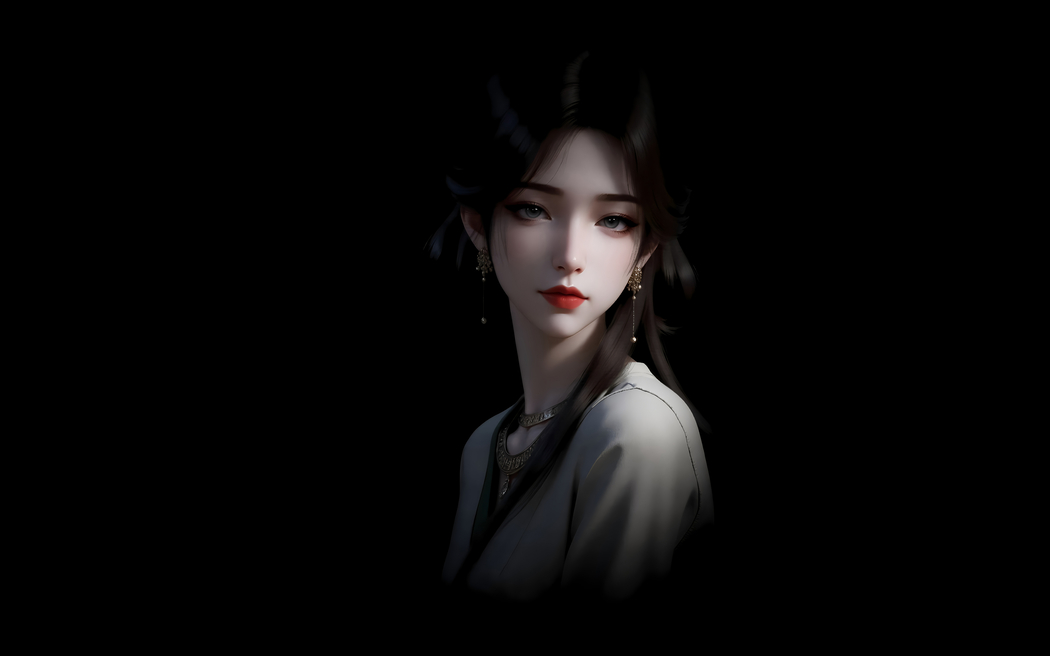《凡人修仙传》梅凝暗黑风 4K超清壁纸 3840x2400高清动漫图下载