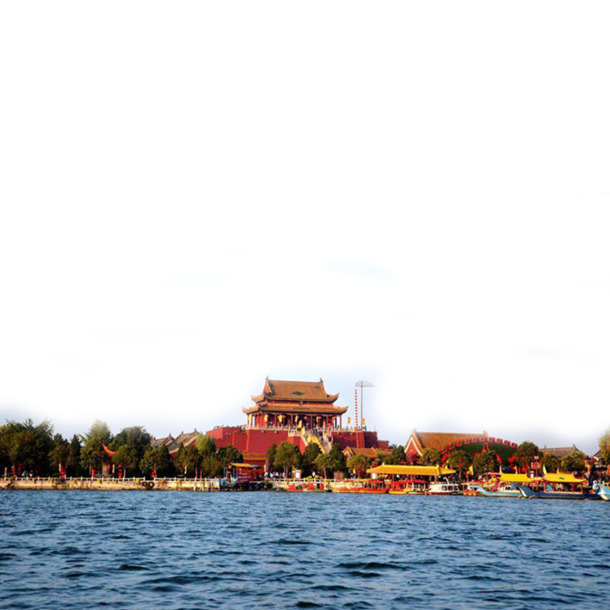 高清透明背景古城开封风景摄影设计素材PNG图片下载