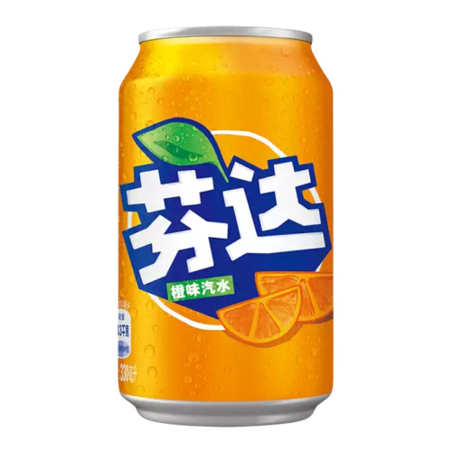 芬达330ml饮料高清透明PNG免扣图片，设计素材一键下载