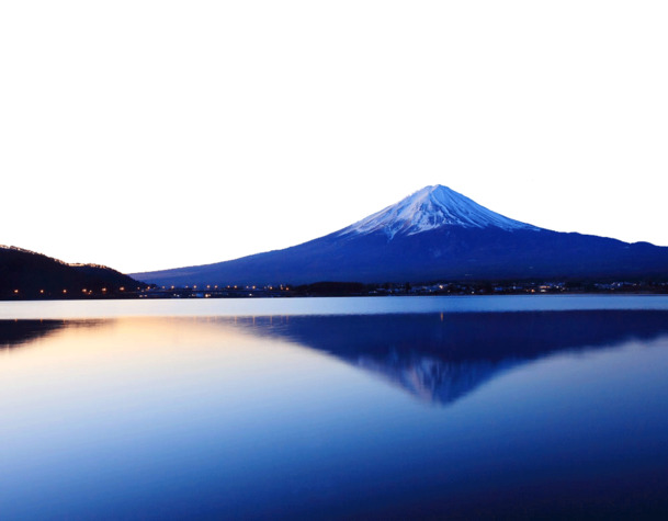 日本富士山高清透明PNG背景摄影素材，设计风景图下载