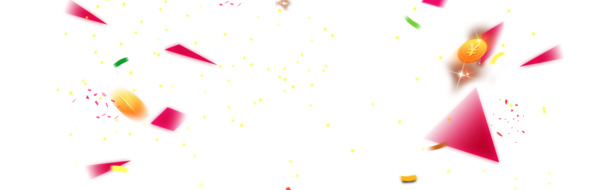 高清透明几何漂浮元素PNG/PSD设计素材下载
