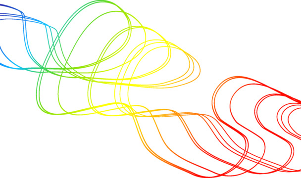 高清炫彩透明线条彩带漂浮元素PNG设计素材免费下载