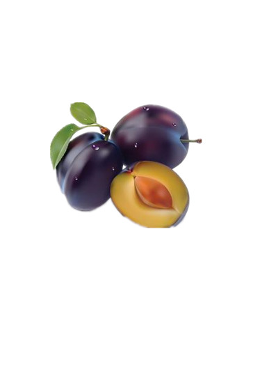 高清透明美国西梅PNG植物装饰设计素材下载