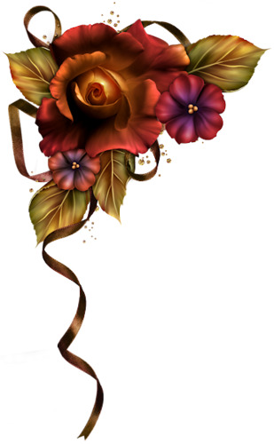 手绘包菜花高清透明PNG漂浮花瓣设计素材免费下载