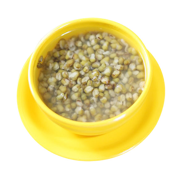 高清透明PNG绿豆糖水甜品及植物装饰设计素材下载