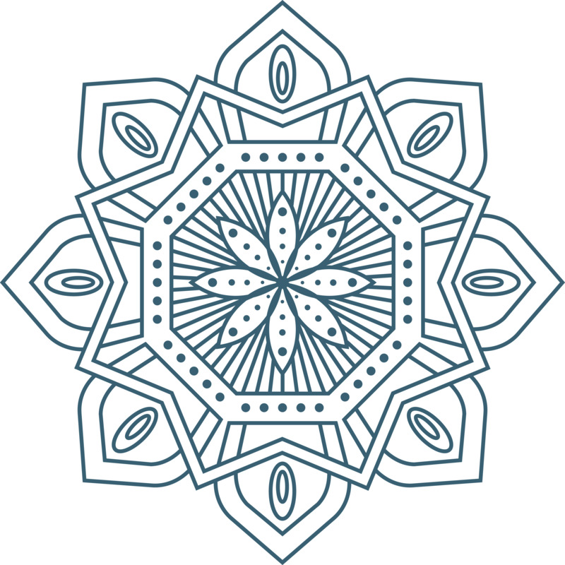 高清透明PNG，蓝色矢量装饰图案背景与花纹设计素材下载