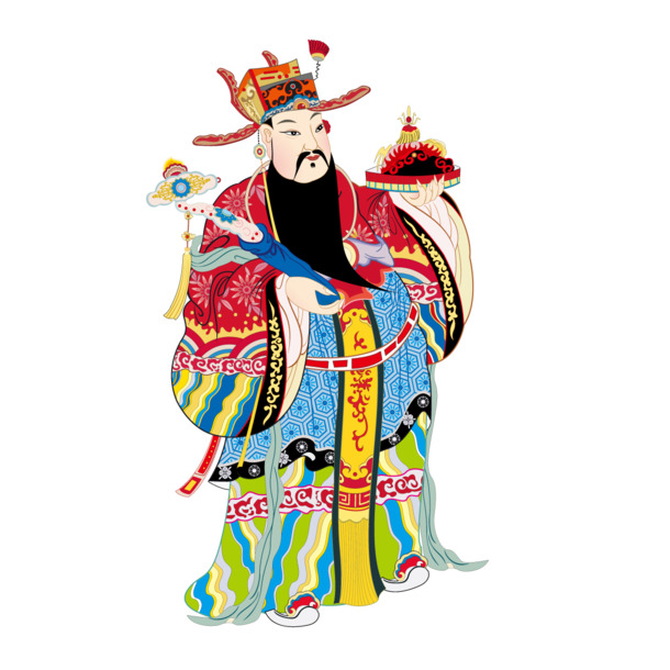 高清透明PNG矢量图，元旦春节元宵节日好运元素设计素材下载
