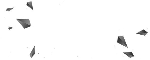 高清透明紫色几何漂浮元素PNG与PSD设计素材下载