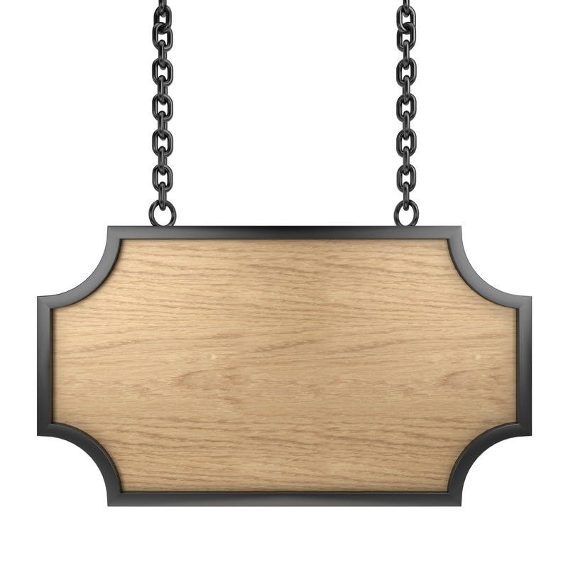 高清透明背景铁链木板PNG元素底纹设计素材免费下载